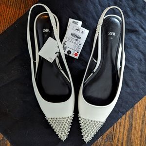 Zara- studded flats